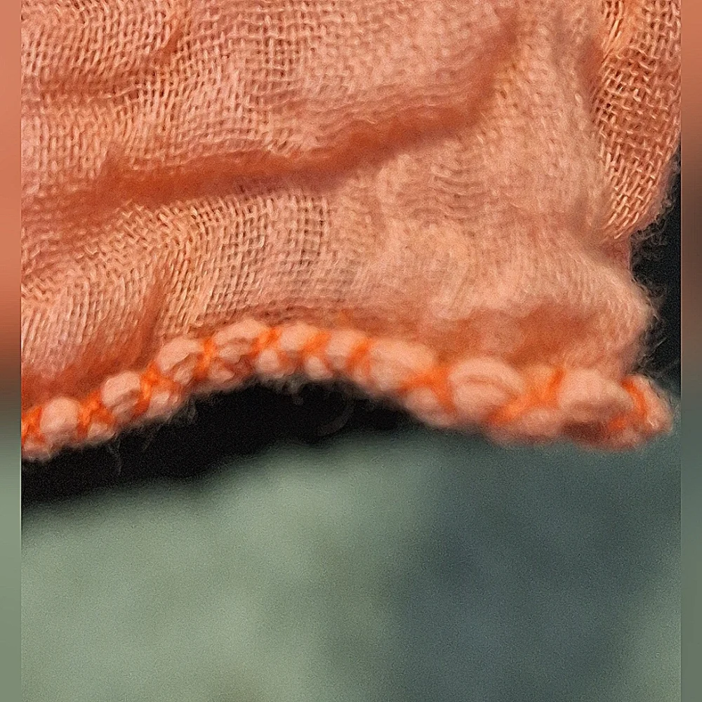 DEVRED | Peach Cotton Scarf